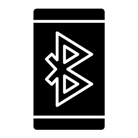 Bluetooth Glyph Icon 15036056 Vector Art At Vecteezy