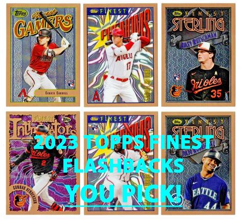 Topps Finest Flashbacks All Base Cards Complete Your Set