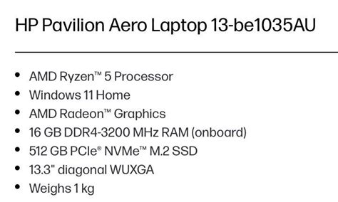 HP Pavilion Aero Laptop, Computers & Tech, Laptops & Notebooks on Carousell