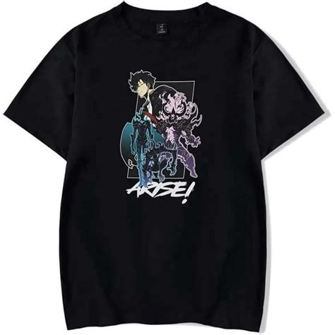 Solo Leveling Sung Jin Woo Arise Unisex T Shirt Colors Available