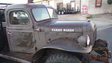 1957 Dodge Power Wagon WM 300 4x4 W Winch Runs Great Az Title For Sale