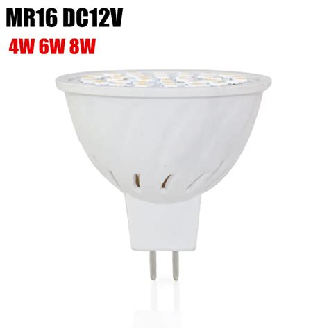 New LED MR16 DC 12V Lamp Bulb Light Bulbs 36leds 54leds 72leds 4W 6W 8W ...