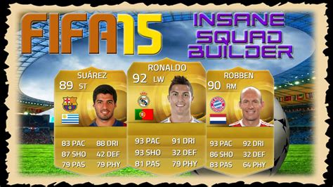 Fifa Insane Hybrid Squad Builder Ft Ronaldo Suarez Robben