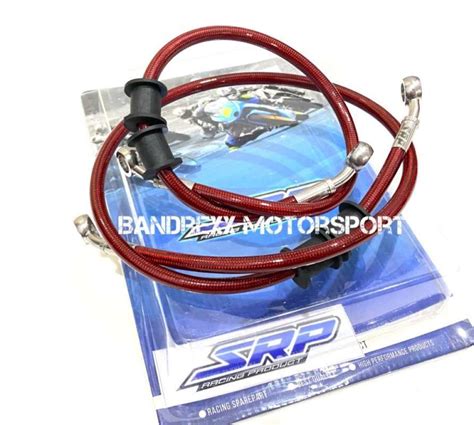 Promo Selang Rem SRP USR Teflon Red For Aerox 155 ABS Aerox Connected