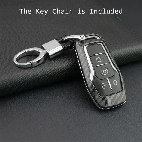 Carbon Fiber Styling Auto Smart Key Cover Sterk Si Grandado