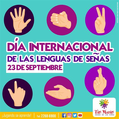 D A Internacional De Las Lenguas De Se As De Septiembre Al Acecho Rd