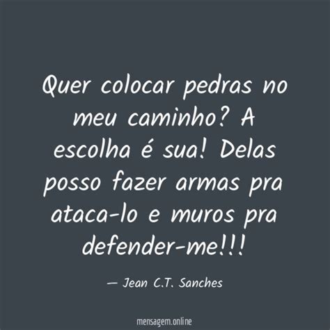 Havia Uma Pedra No Meio Do Caminho Quer Colocar Pedras No Meu Caminho
