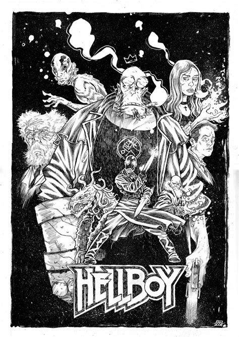 Hellboy - movie poster recreation by marklaszlo666 on DeviantArt