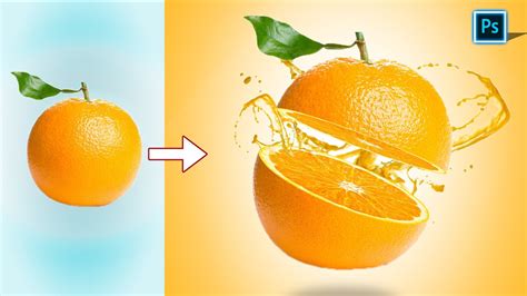 Orange Slice Effect Easy Tricks Photoshop YouTube