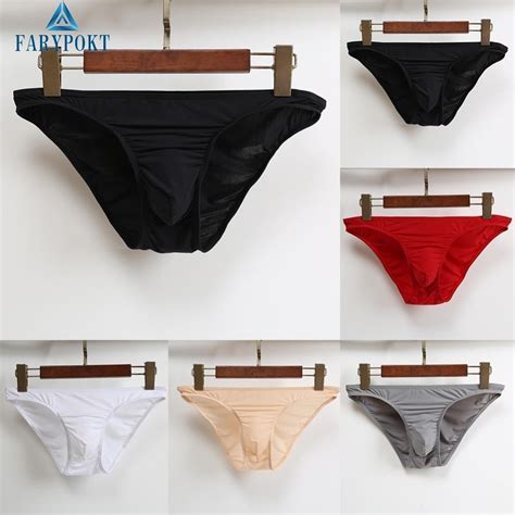 Mens Underwears Briefs Bulge Daily Lingerie Low Rise Male Panties Pouch Regular Shopee Singapore