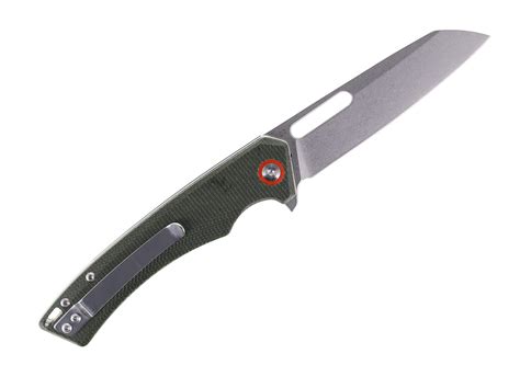 FreeTiger Flipper Folding Knife Green Flax Fiber Handle D2 Plain Edge ...