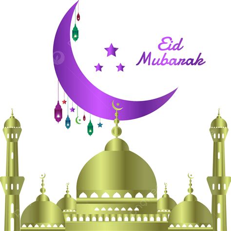 Eid Mubarak Mosque Vector Hd Images Happy Eid Mubarak Mosque Shape