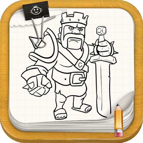 Barbarian Clash Of Clans Drawing