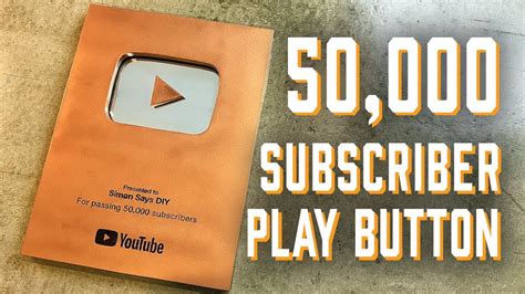 Youtube Bronze Play Button