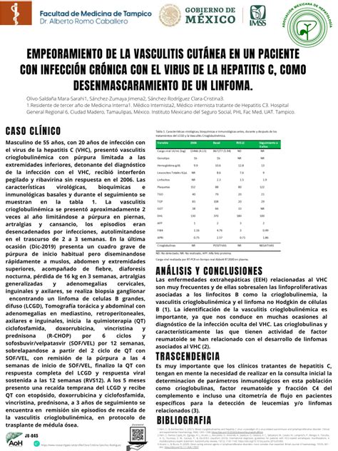 Pdf Explosive Of Chronic Hepatitis C Associated Cryoglobulinemia