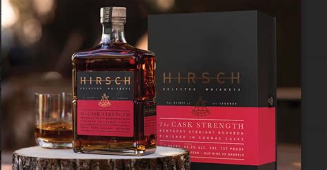 Hirsch Launches Rare Cognac Finished Cask Strength Whiskey Maxim