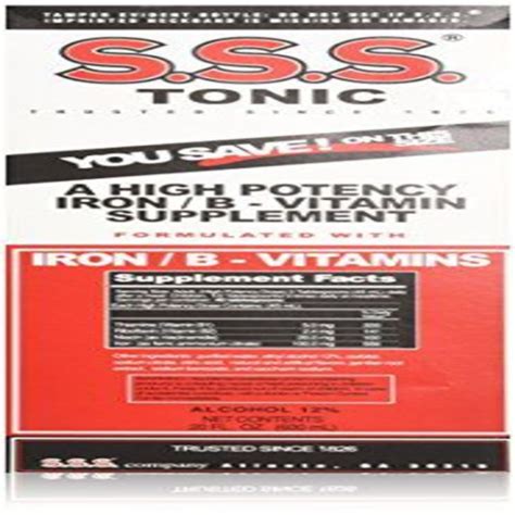 Sss Tonic Liquid 20 Oz 20 Fl Oz Pack Of 1 Ebay