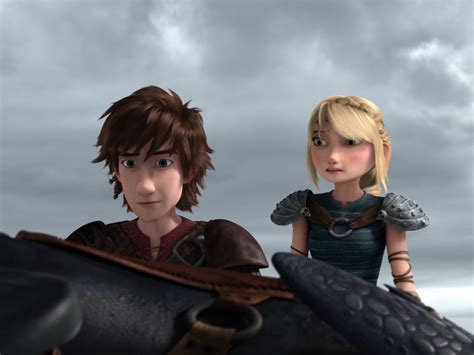 Hiccup and Astrid from Dreamworks Dragons Race to the Edge Httyd ...