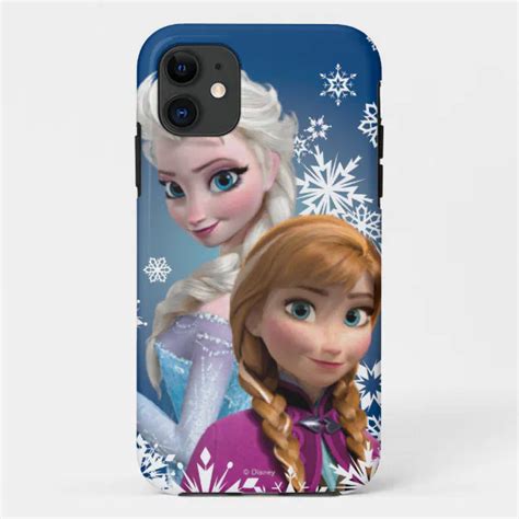 Anna And Elsa Snowflakes Case Mate Iphone Case Zazzle