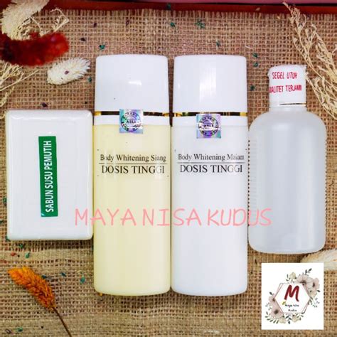 Jual Original Paket Lengkap Hb Extra Whitening Dosis Tinggi Body