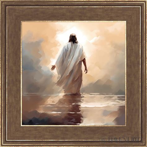 Peace Be Still By Gabriel Heaton Jesus Christ Wearing A White Robe