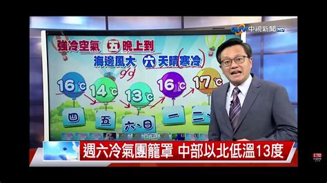 2023 01 05中視新聞全球報導 氣象時間 Youtube