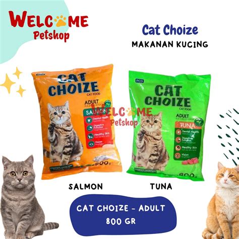 Jual Asli Bagus Cat Choize Adult G Makanan Kucing Kering Salmon Tuna