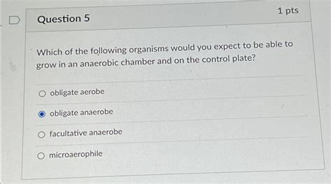 Solved Question Ptswhich Of The Following Organisms Chegg