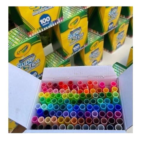 Lbumes Foto Caja Rotuladores Super Tips Lavables Crayola