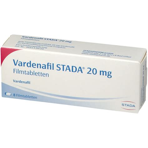 Vardenafil Stada Mg St Mit Dem E Rezept Kaufen Shop Apotheke