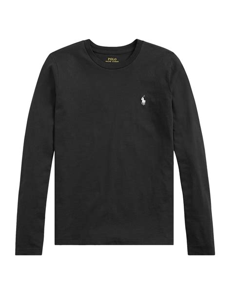 Polo Ralph Lauren Black Long Sleeve Top Atelier Yuwa Ciao Jp