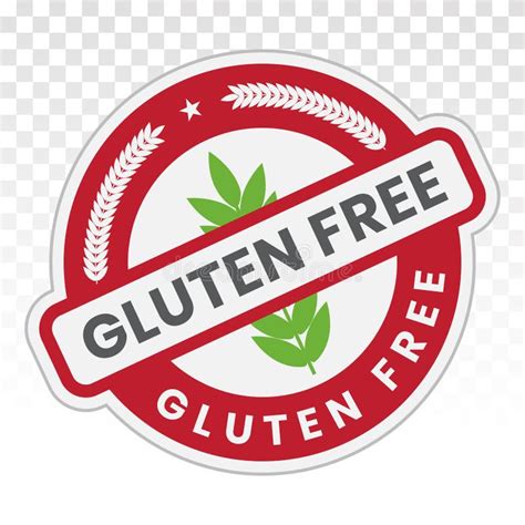 Nogluten Gluten Etiqueta Adhesiva De Alimentos Sin Gluten Icono Plano