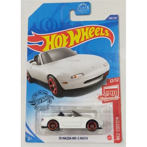 Hot Wheels Red Edition Mazda Mx Red Edition Hot Wheels Shopee Malaysia