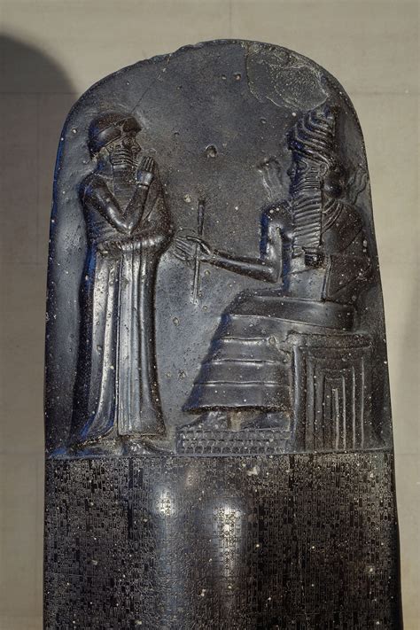 Hammurabi Code On Stone