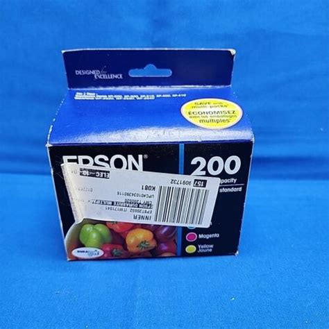 Genuine Epson 200 Cyan Magenta Yellow Ink Cartridges T200520 Exp 2020 Free Ship 10343901162 Ebay