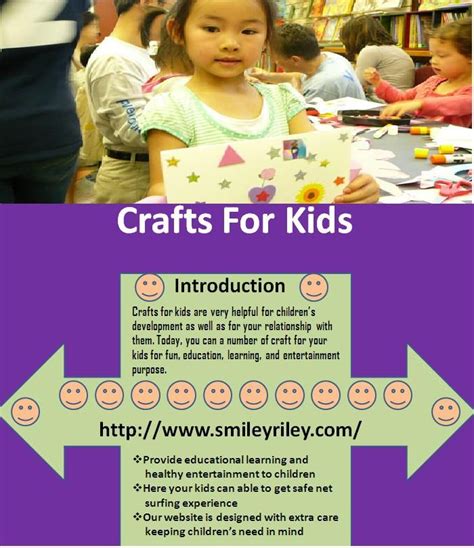 crafts for kids with SmileyRiely-Crafts for kids are very helpful for ...