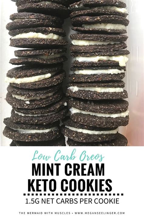 Mint Creme Keto Oreos Sugar Free Gluten Free Oreo Recipe Megan