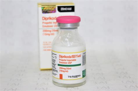 Propofol Injectable Emulsion Usp Mg Ml Manufacturers