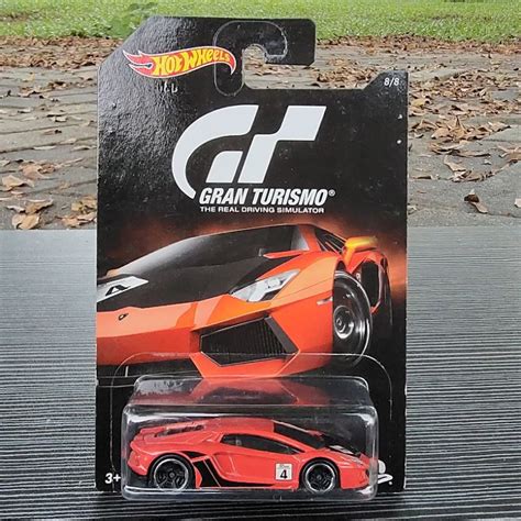 Hot Wheels Gran Turismo Lamborghini Aventador LP Orange Shopee Malaysia