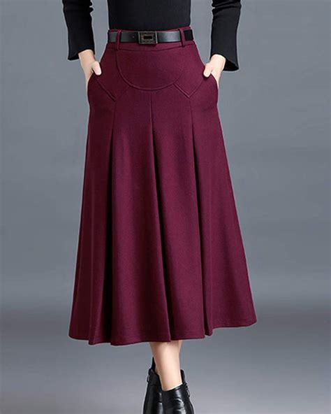 14 Winter And Wool Skirts For Women 2024