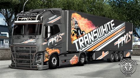 Volvo FH25 Edition Transwhite Combo Skin Volvo FH 2012 SCS