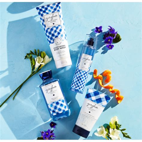 Original BBW GINGHAM BBW Bath Body Works Gingham Collection