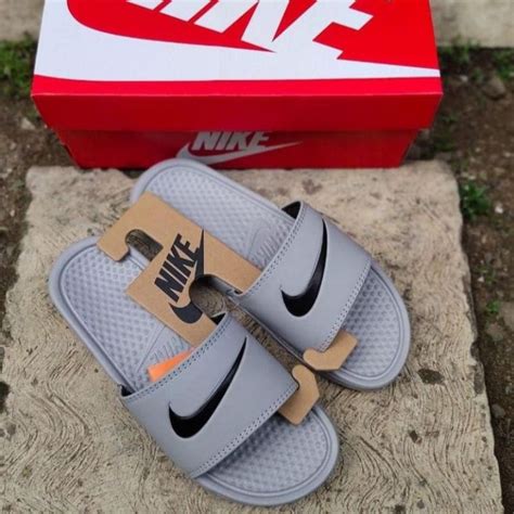 Jual Sandal Nike Benassi Swoosh Pria Wanita Shopee Indonesia