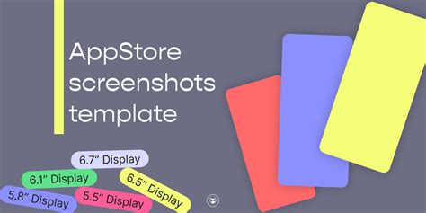 AppStore Screenshots Template Figma