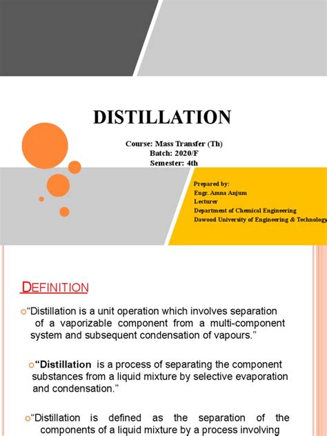 Distillation Pdf Distillation Phase Diagram