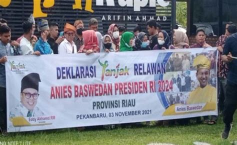 Setelah Deklarasi Tanjak Relawan Anies Baswedan Bentuk Pengurus