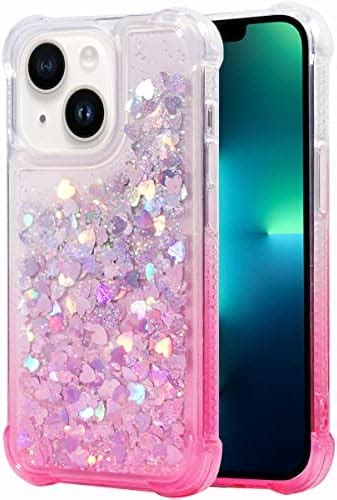 Flocute Glitter Case Compatible With Iphone 14 Plus Glitter Case Gradient Bling