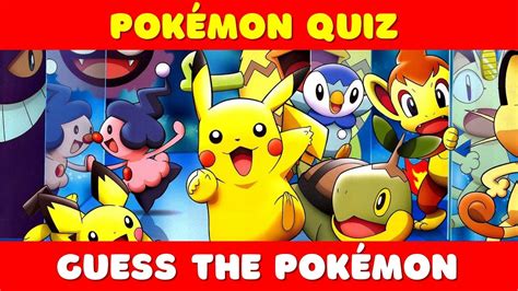 Guess That Pokémon Name the Pokémon Quiz Guess the Pokémon Game