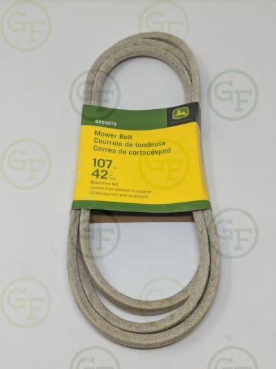 John Deere Gx In Deck Drive Belt For Riding Off