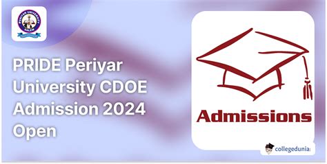 Pride Periyar University Cdoe Admission 2024 Open Apply Till March 31